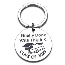 Load image into Gallery viewer, Class of 2023 Graduation Keychain Graduation Gifts for Her Him High School College 2023 Senior Gifts for Boys Girls Son Daughter Best Friend Nurse Graduation Gifts for Men Women Funny Grad Gifts
