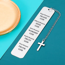 Load image into Gallery viewer, Inspirational Christian Bookmark Gifts for Women Men Bible Verse Bookmark for Girls Daughter Book Lovers Graduation Birthday Christmas for Female Male Him Her Religious Church Bulk Gifts
