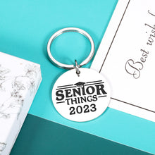 Load image into Gallery viewer, Class of 2023 Gifts for 2023 Seniors Women Men Graduation Gifts for Her Him Student Girls Boys Grauation Keychain
