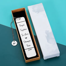 Load image into Gallery viewer, 6 Year Anniversary Bookmark Gifts for Women Men Steel Anniversary Gift for Husband Wife Funny 6th Anniversary Gift for Him Her Boyfriend Girlfriend Couples Steel Wedding Gifts
