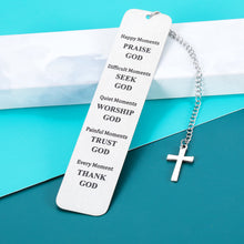 Load image into Gallery viewer, Inspirational Christian Bookmark Gifts for Women Men Bible Verse Bookmark for Girls Daughter Book Lovers Graduation Birthday Christmas for Female Male Him Her Religious Church Bulk Gifts
