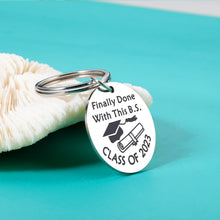 Load image into Gallery viewer, Class of 2023 Graduation Keychain Graduation Gifts for Her Him High School College 2023 Senior Gifts for Boys Girls Son Daughter Best Friend Nurse Graduation Gifts for Men Women Funny Grad Gifts
