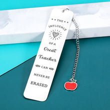 Load image into Gallery viewer, Teacher Appreciation Gifts Teacher Bookmark Thank You Graduation Teachers Day Christmas Birthday Gifts for Women Music Preschool Pe Teacher Professor Special Education Teachers from Student
