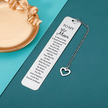 Load image into Gallery viewer, Mom Gift Bookmark from Daughter Son Mother&#39;s Day Gifts for Mom from Teens Kids Christmas Valentines Day Gift for Mom Birthday Gifts for Mother Mom I Love You Mom Bookmarks for Women from Daughter Son
