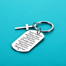 Load image into Gallery viewer, Inspirational Christian Gifts Bible Verse Keychain Gifts for Women Men Christian Religious Scripture Gifts for Friend Baptism Birthday Christmas First Communion Gifts for Son Daughter Boys Girls
