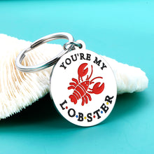 Load image into Gallery viewer, Friends TV Show Merchandise You’re My Lobster Keychain Valentine Gifts, Anniversary Gifts for Husband Wife Couples, Funny Birthday Gifts for Best Friends and Boyfriend Girlfriend
