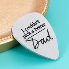 Load image into Gallery viewer, Father’s Day Guitar Picks Gift for Dad Step Dad Father from Son Daughter Kids Funny Guitar Stuff Gift for Dad to be Christmas Birthday Wedding Anniversary Guitar Pick Gift for Musician Guitar Player
