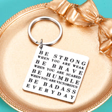 Load image into Gallery viewer, Inspirational Gifts Keychain for Women BFF Recovery Gifts Spiritual Gifts for Her Him Best Friend Graduation Gifts for Students Female Girls Boys Men Christmas Birthday Pendant Gifts Jewelry for Women
