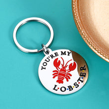 Load image into Gallery viewer, Friends TV Show Merchandise You’re My Lobster Keychain Valentine Gifts, Anniversary Gifts for Husband Wife Couples, Funny Birthday Gifts for Best Friends and Boyfriend Girlfriend
