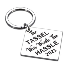 Load image into Gallery viewer, Graduation Gifts for 2021 Senior Students for Him Her Best Friends Inspirational Tassel Keychain Birthday Coming-of-age Gifts from Mom Dad for Son Daughter Teen Girls Boys Gifts for College Graduate
