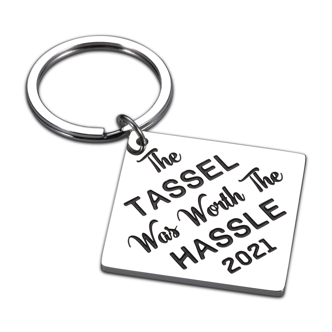 Graduation Gifts for 2021 Senior Students for Him Her Best Friends Inspirational Tassel Keychain Birthday Coming-of-age Gifts from Mom Dad for Son Daughter Teen Girls Boys Gifts for College Graduate