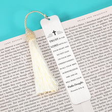 Load image into Gallery viewer, Religious Bookmark Gifts for Men Women Inspirational Christian Gifts Bible Verse Cross Bookmark Easter Birthday Graduation Christmas Bookmark Baptism Gifts for Boys Girls Female Male Him Her
