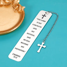 Load image into Gallery viewer, Inspirational Christian Bookmark Gifts for Women Bible Verse Bookmark for Girls Daughter Book Lovers Birthday Baptism Religious Bookmark Gifts for Her Friend Sister Christmas Stocking Stuffers
