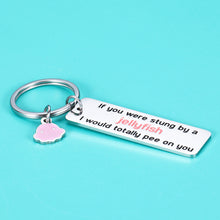 Load image into Gallery viewer, Friendship Gifts Best Friends Funny Keychain for BFF Friends Gifts for Him Her Gifts Birthday Christmas Gift for Best Friends Brother Sister from Sister Jellyfish Pendant Gifts for Teen Boys Girls
