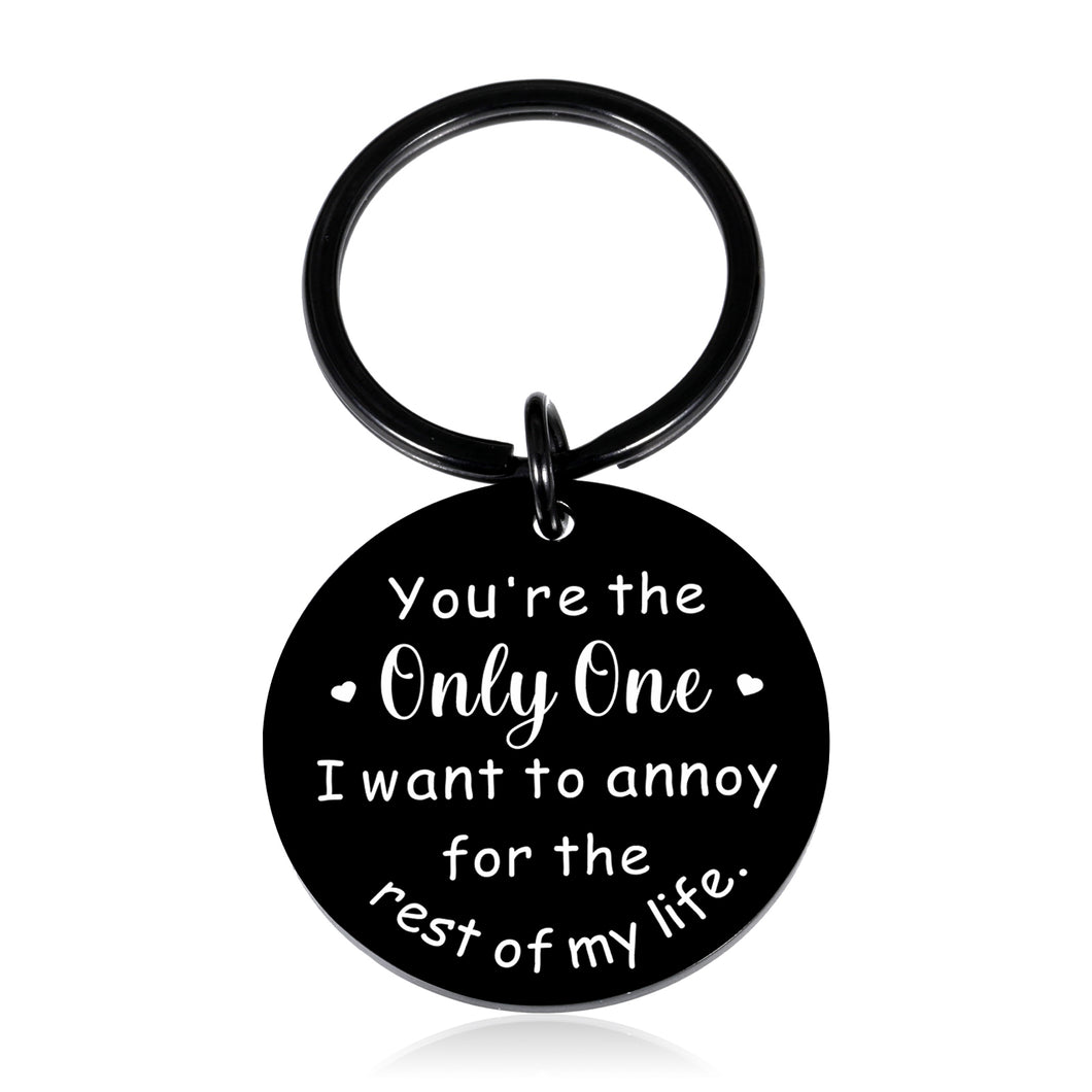 Christmas Valentine's Day Gifts for Husband Wife Love Keychain from Girlfriend Boyfriend Birthday Gifts for Couples Him Her Romantic Anniversary Present for Hubby Wifey Women