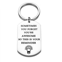 Load image into Gallery viewer, Inspirational Keychain for Women Men Funny Birthday Christmas Gifts for Best Friend BFF Thank You Gifts for Coworkers Boss Nurse Him Her 2021 Graduation Gifts for Daughter Son Students Teen Boys Girls
