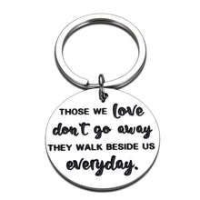 Load image into Gallery viewer, Mom Dad Sympathy Gifts Keychain for Loss of Mother Father Husband Memorial Gifts Keyring for Him Her Bereavement Gift for Men Women in Memory of Pet Dog Grandma Grandpa Remembrance Keychain Jewelry
