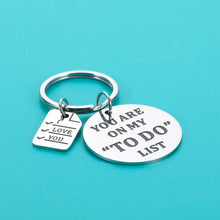 Load image into Gallery viewer, Valentines Day Keychain Gifts for Husband Boyfriend from Girlfriend Wife Funny Keychain for Boyfriend Husband Valentines Day Wedding Anniversary Birthday Couple Gifts for Women Men Her Him
