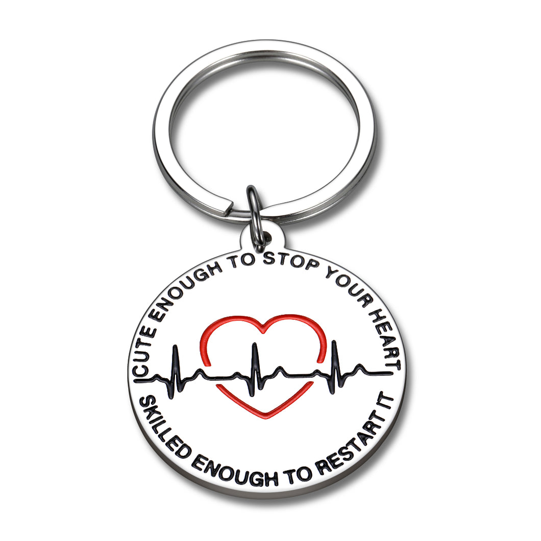 Nurse Gifts Nurse Keychain for Women Graduation Nursing Student Gifts for Female Inspirational Nurses Day Gifts for Future Nurse Her Birthday Valentines Christmas Appreciation Gifts for Nurse Friend