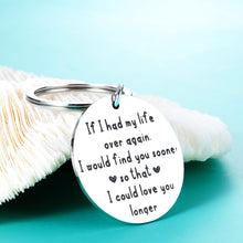 Load image into Gallery viewer, Christmas Valentine&#39;s Day Gifts for Husband Wife Romantic Keychain from Girlfriend Boyfriend Birthday Gifts for Groom Bride Fiancé Fiancée Couples Anniversary Present for Hubby Wifey Him Her Women
