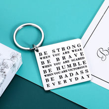 Load image into Gallery viewer, Inspirational Gifts Keychain for Women BFF Recovery Gifts Spiritual Gifts for Her Him Best Friend Graduation Gifts for Students Female Girls Boys Men Christmas Birthday Pendant Gifts Jewelry for Women
