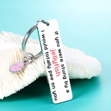 Load image into Gallery viewer, Friendship Gifts Best Friends Funny Keychain for BFF Friends Gifts for Him Her Gifts Birthday Christmas Gift for Best Friends Brother Sister from Sister Jellyfish Pendant Gifts for Teen Boys Girls
