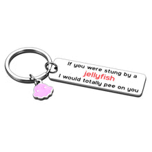 Load image into Gallery viewer, Friendship Gifts Best Friends Funny Keychain for BFF Friends Gifts for Him Her Gifts Birthday Christmas Gift for Best Friends Brother Sister from Sister Jellyfish Pendant Gifts for Teen Boys Girls
