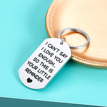 Load image into Gallery viewer, Anniversary Boyfriend Girlfriend I Love You Gift for Couples Wife Husband Christmas Birthday Keychain for Son Daughter from Mom Dad Valentine&#39;s Day Gifts Key Ring for Family Wedding Gift
