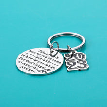 Load image into Gallery viewer, Class of 2023 Graduation Gifts for Him Her Inspirational Keychains High School College Graduation Gifts for Men Women Nurse Masters Student Boy Girl Son Daughter 2023 Senior Party Grad Gifts Key Ring
