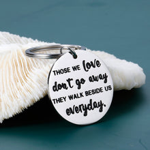 Load image into Gallery viewer, Mom Dad Sympathy Gifts Keychain for Loss of Mother Father Husband Memorial Gifts Keyring for Him Her Bereavement Gift for Men Women in Memory of Pet Dog Grandma Grandpa Remembrance Keychain Jewelry
