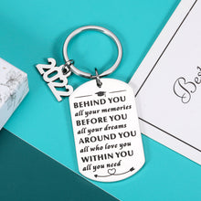 Load image into Gallery viewer, Graduation Gifts for Him Her Inspirational Class of 2022 Keychain Grad Gifts for Son Daughter Graduation Gifts for High School College Nursing Law School Students Teen Boys Girls Women Men
