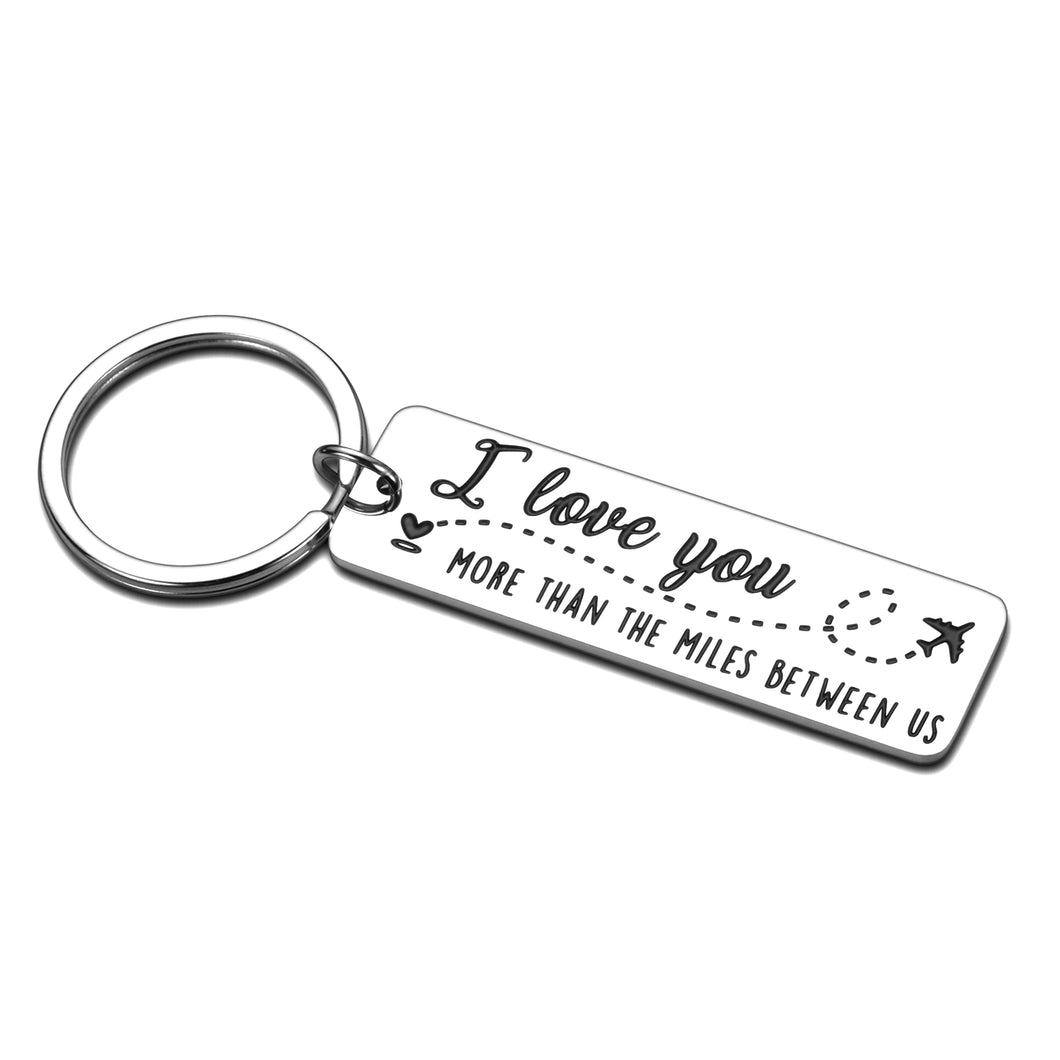 Long Distance Relationships Gifts for Best Friend Boyfriend Girlfriend Birthday Anniversary Christmas Valentines Friendship Keychain Gifts for Men Women Going Away Gifts for Couples BFF Lover Him Her