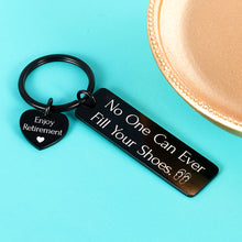 Load image into Gallery viewer, Retirement Gifts for Men Women 2020 Coworkers Leader Funny Shoes Keychain Retirement Gifts for Retired Men Women Mentor Friends BFF Managers Boss Inspirational Retirement Gift for Nurse Doctor Him Her
