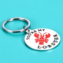 Load image into Gallery viewer, Friends TV Show Merchandise You’re My Lobster Keychain Valentine Gifts, Anniversary Gifts for Husband Wife Couples, Funny Birthday Gifts for Best Friends and Boyfriend Girlfriend
