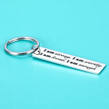 Load image into Gallery viewer, Inspirational Gifts for Women Best Friends Coworkers Her Meaningful I Am Enough Keychain Present Motivational Christmas Birthday Graduation Gifts for Women Girls Strong Women Gifts for Nurse Female
