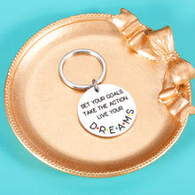 Load image into Gallery viewer, Inspirational To My Son Daughter Christmas Birthday Gifts from Mom Dad Graduation Gifts for School College Graduates Friends Graduation Gifts 2021 Senior Students Keychain for Teen Girls Boys Him Her
