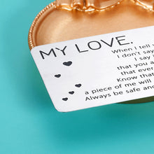 Load image into Gallery viewer, Wallet Card Insert Valentines Gifts for Men Him Her Women Romantic I Love You Gifts for Husband Boyfriend Birthday Gifts from Wife Girlfriend Anniversary Couples Gifts Idea for Him Husband Boyfriend
