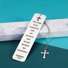 Load image into Gallery viewer, Inspirational Christian Bookmark Gifts for Women Bible Verse Bookmark for Girls Daughter Book Lovers Birthday Baptism Religious Bookmark Gifts for Her Friend Sister Christmas Stocking Stuffers
