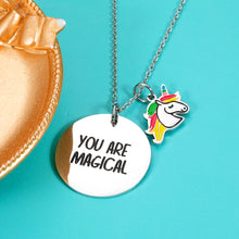 Load image into Gallery viewer, Unicorn Necklace Gifts for Women Teen Girls Christmas Graduation Birthday Gift for Daughter Granddaughter Niece You Are Magical Inspiration Jewelry Gifts Xmas Daughter Women Girls Stocking Stuffers
