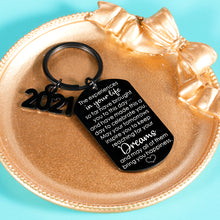 Load image into Gallery viewer, 2021 Graduation Gifts for Him Her Kids Daughter Son Graduates Inspirational Keychain Class of 2021 Senior Students College High School Masters Nurses Medical Students Graduation Gifts for Boys Girls
