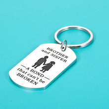 Load image into Gallery viewer, Brother Gifts From Sister, Funny Keychain Gifts For Sister From Brother, Funny Brother Gifts, Gifts For Brothers From Sisters Christmas Birthday Gifts for Sister Brother Present
