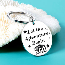 Load image into Gallery viewer, Class of 2021 Graduation Gifts for Her Him 2021 Seniors High School College Medical Student Inspirational Keychain Mom to Son Daughter 2021 Grad Gifts for Boys Girls Women Men Master Gifts for Nurse
