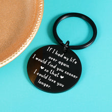 Load image into Gallery viewer, Christmas Valentine&#39;s Day Gifts for Husband Wife Romantic Keychain from Girlfriend Boyfriend Birthday Gifts for Groom Bride Fiancé Fiancée Couples Anniversary Present for Hubby Wifey Him Her Women
