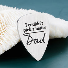 Load image into Gallery viewer, Father’s Day Guitar Picks Gift for Dad Step Dad Father from Son Daughter Kids Funny Guitar Stuff Gift for Dad to be Christmas Birthday Wedding Anniversary Guitar Pick Gift for Musician Guitar Player
