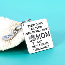 Load image into Gallery viewer, Mom Gifts from Daughter Stepdaughter Mother’s Day Keychain Gifts for Mom Thank You Gifts Christmas Present for Mom Women from Daughter Birthday Wedding Gifts Mother of The Bride Present to Mom
