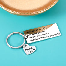 Load image into Gallery viewer, Coworkers Appreciation Farewell Leaving Gifts Keychain for Coworker Boss Employee Him Her Birthday Christmas Thank You Gifts for Nurse Teacher Colleagues Boss Women Men Retirement Gifts
