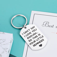 Load image into Gallery viewer, Anniversary Boyfriend Girlfriend I Love You Gift for Couples Wife Husband Christmas Birthday Keychain for Son Daughter from Mom Dad Valentine&#39;s Day Gifts Key Ring for Family Wedding Gift
