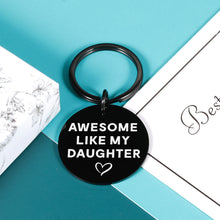 Load image into Gallery viewer, Father&#39;s Day Keychain Dad Gifts from Daughter Gifts for Daddy Stepdad Bonus Dad Father Birthday Christmas Dad Valentine&#39;s Day Daughter Gifts Dad Stocking Stuffers
