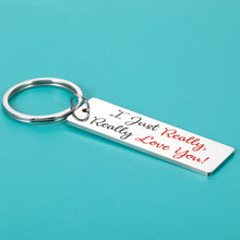 Load image into Gallery viewer, Husband Wife Keychain Gifts for Anniversary Christmas Birthday Valentines Day Gifts for Boyfriend Girlfriend Romantic I Love You Gifts for Him Her Women Men Couple Keychain Gifts
