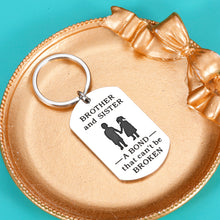 Load image into Gallery viewer, Brother Gifts From Sister, Funny Keychain Gifts For Sister From Brother, Funny Brother Gifts, Gifts For Brothers From Sisters Christmas Birthday Gifts for Sister Brother Present
